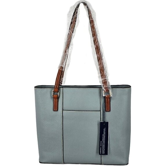 DOONEY & BOURKE Small Lexington HEATHER (Retired)  Pebble Leather Shopper NWT - Picture 4 of 16